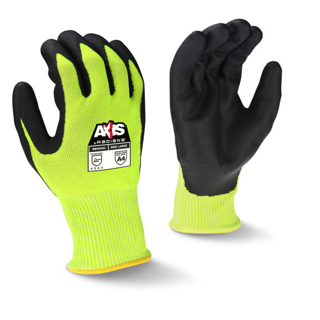 RADIANS RWG564 AXIS A4 FOAM NITRILE PALM - Tagged Gloves